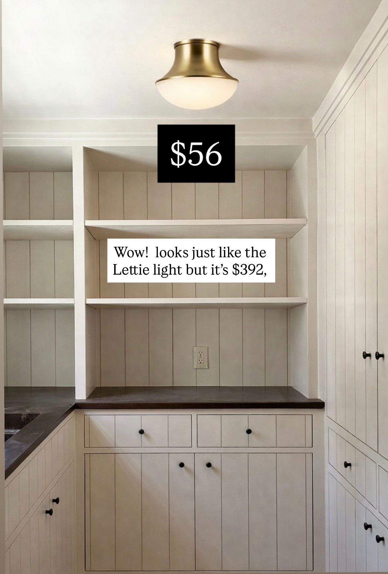 Wow, I’ve always been obsessed with the designer version of this except it’s almost $400. I found this one that looks exactly like it for $56. It also comes in black ceiling light, look for less lighting Hudson Valley, lighting,

#LTKHome #LTKSaleAlert