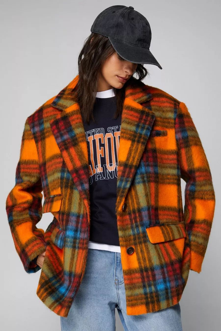 Premium Wool Blend Oversized Blazer Coat | Nasty Gal US