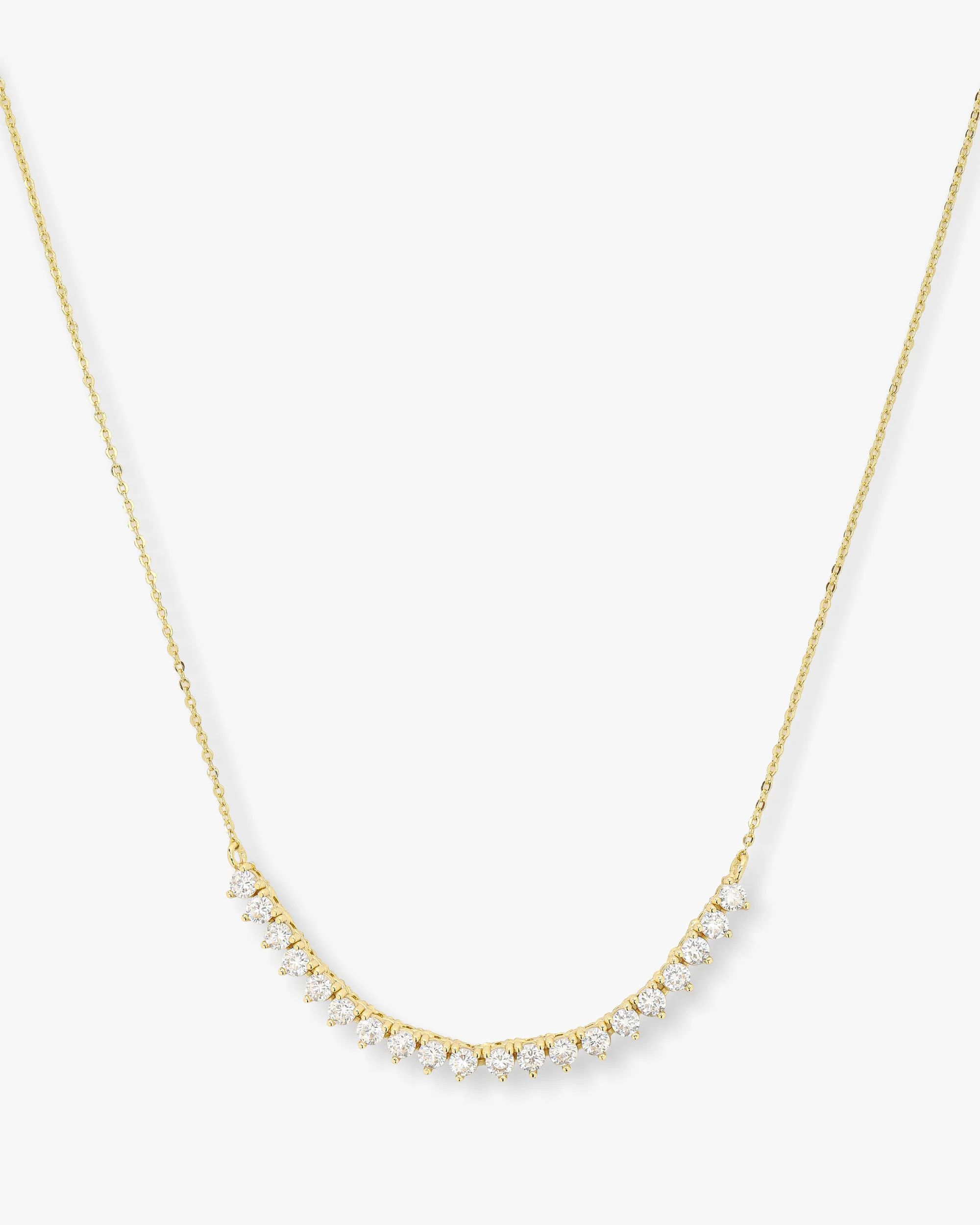 Not Your Basic Tennis Chain Necklace | Melinda Maria