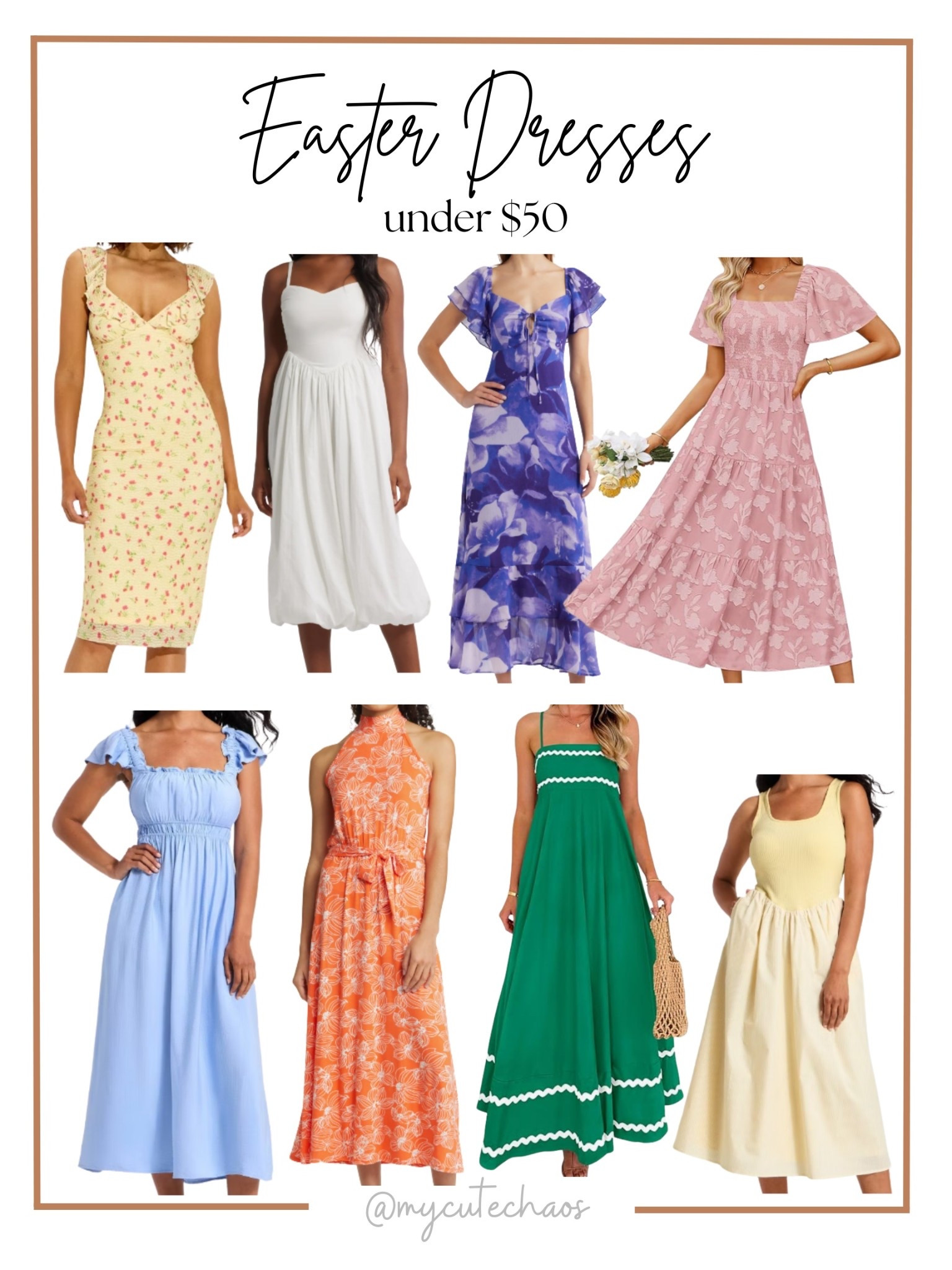 Easter dress options under $50
Easter dress ideas
Spring wedding guest dress
Baby shower dress
Spring church dress

#LTKSeasonal #LTKWedding