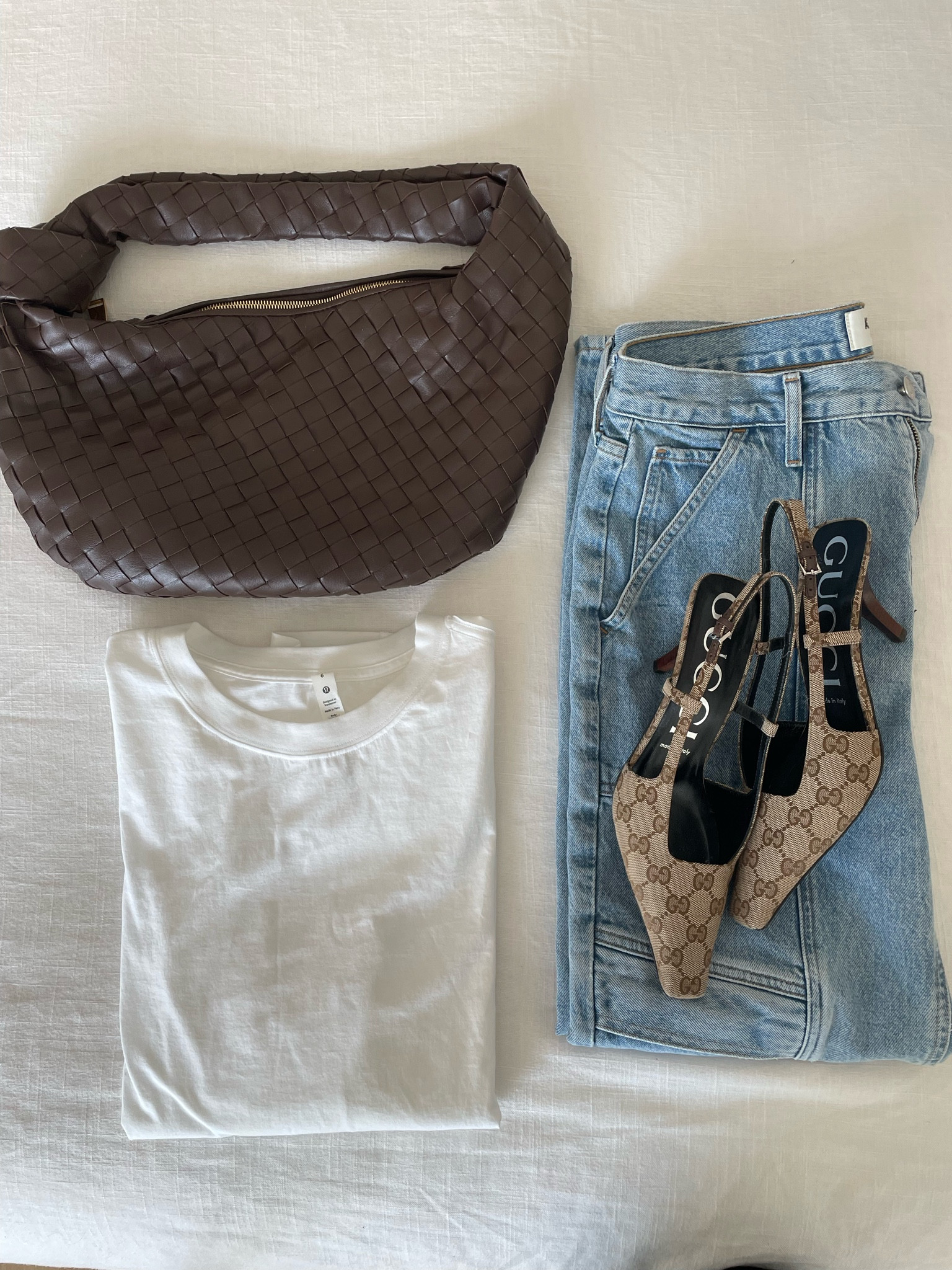 Gucci shoes / Cargo denim  