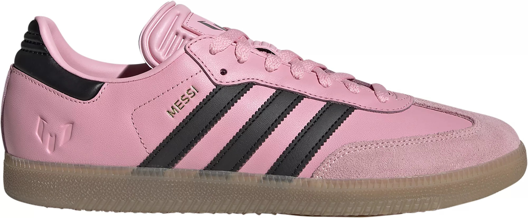 adidas Samba Messi Indoor Soccer Shoes, M11/W12, Pink/Black | DICK'S Sporting Goods