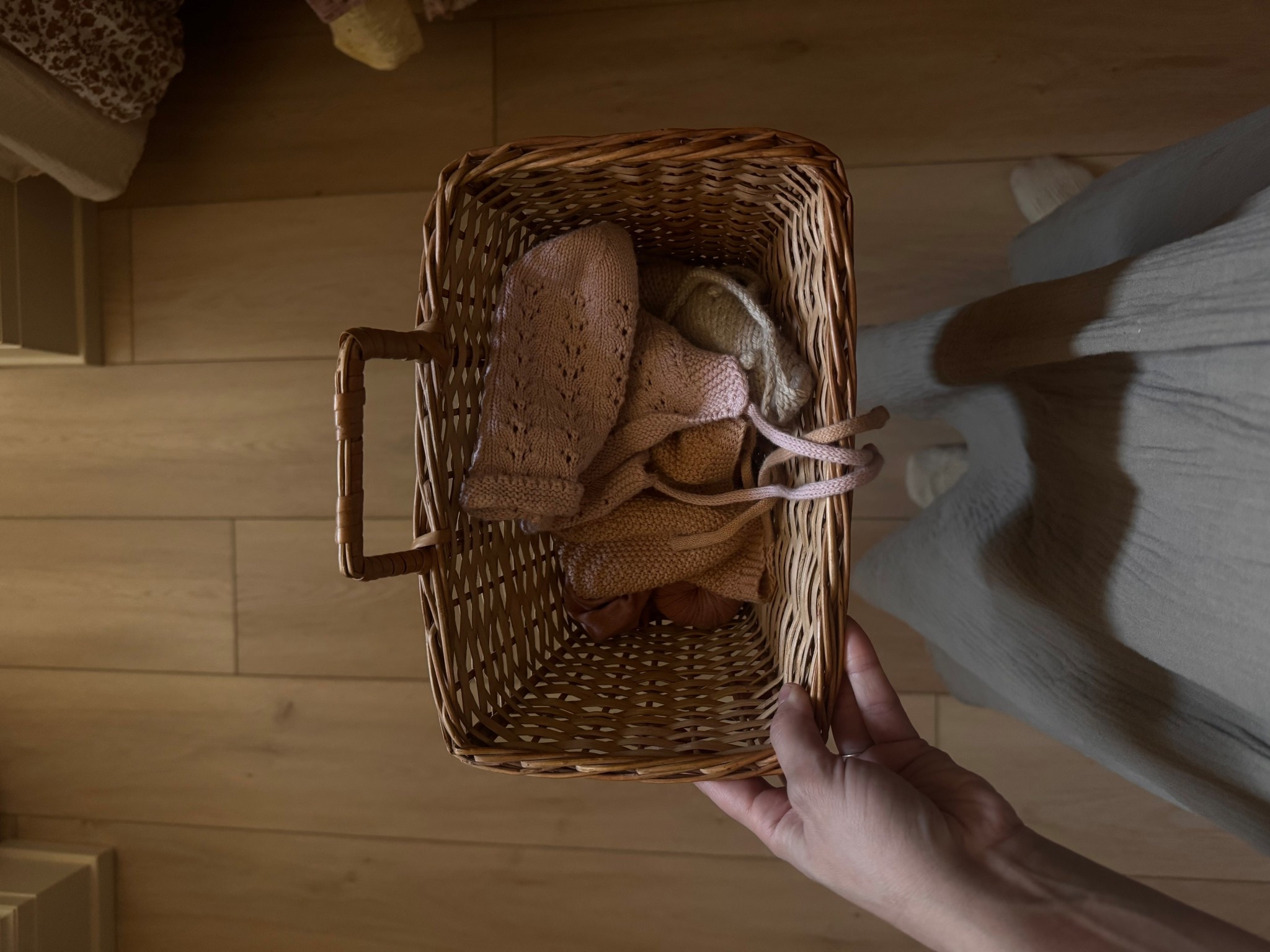 Our bonnet box! I absolutely LOVE bonnets on my baby’s. Here a link to the exact ones I have! Some styles aren’t available anymore but these shops carry many adorable ones!