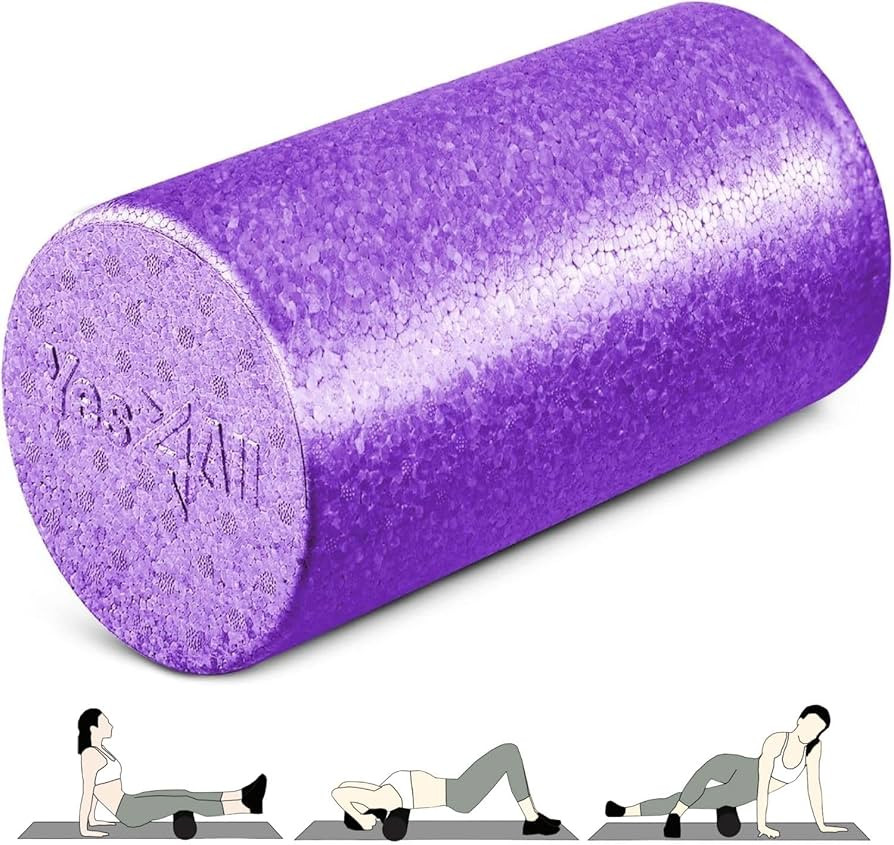 Yes4All High-Density Foam Roller for Back Relief, Yoga, Exercise, Muscle Deep Tissue Massage 12-1... | Amazon (US)