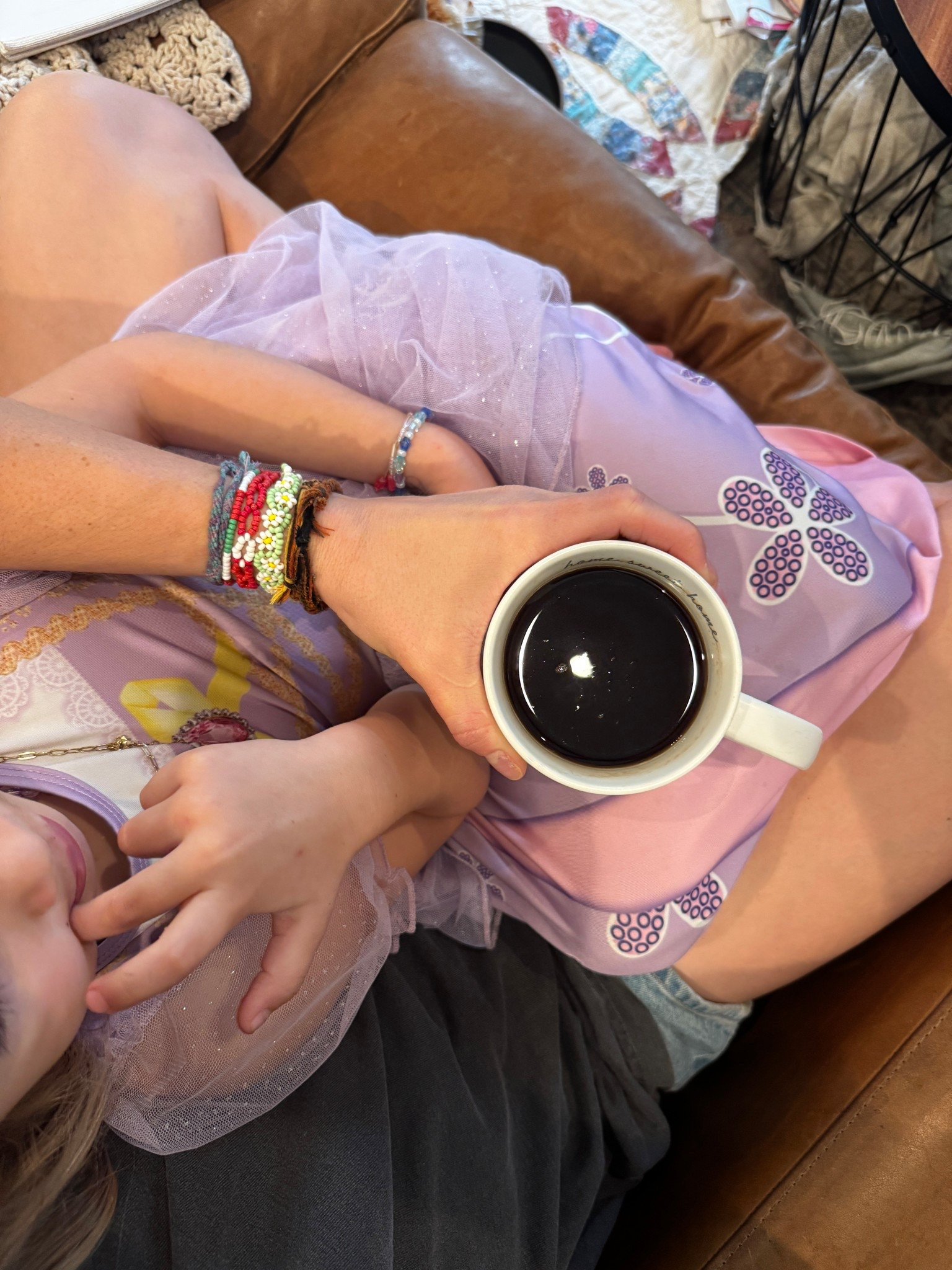 Morning caffeine and snuggles 

#LTKdayinmylife #LTKmomlife #LTKmorningroutine