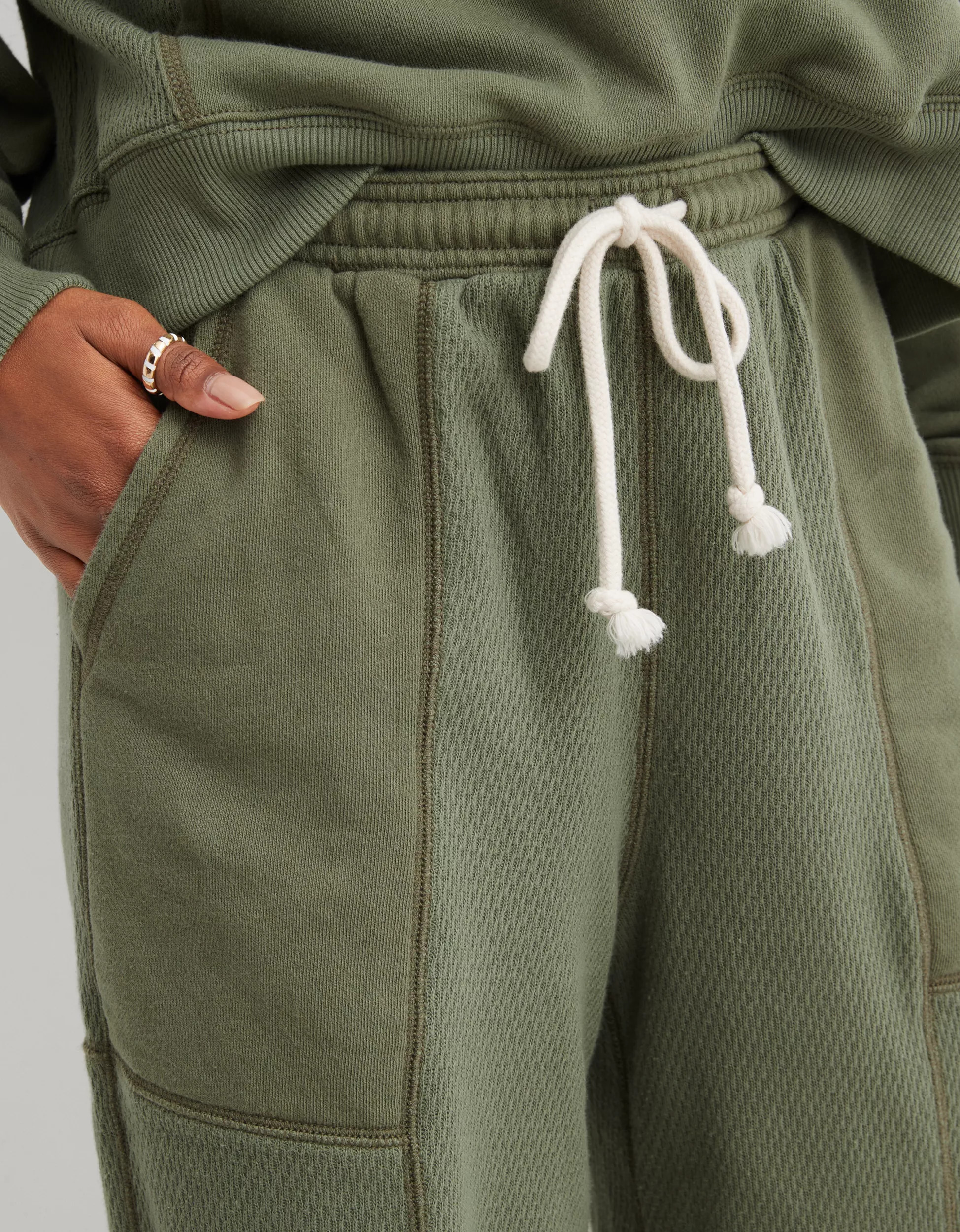 Aerie High Waisted Textured Jogger | Aerie