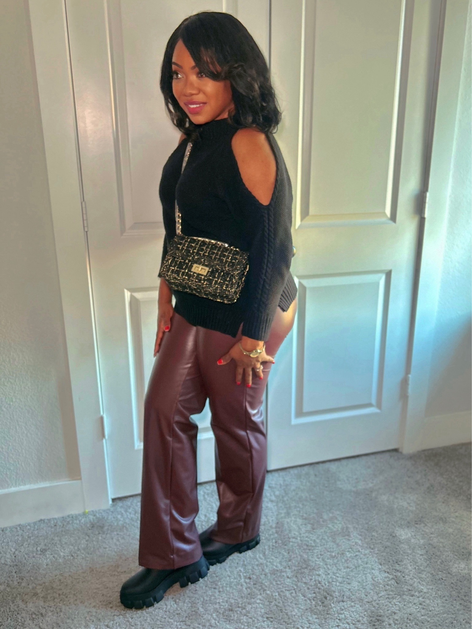 "Stepping into style with comfy pants and cute boots! 😍✨" Winter outfit 

#LTKfindsunder50 #LTKsalealert