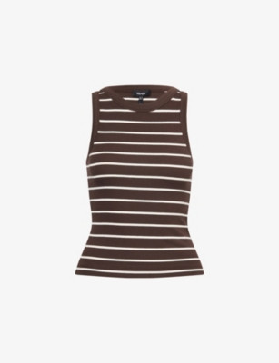 ME AND EM - Breton Stripped Cotton-Blend Vest Top | Selfridges.com | Selfridges