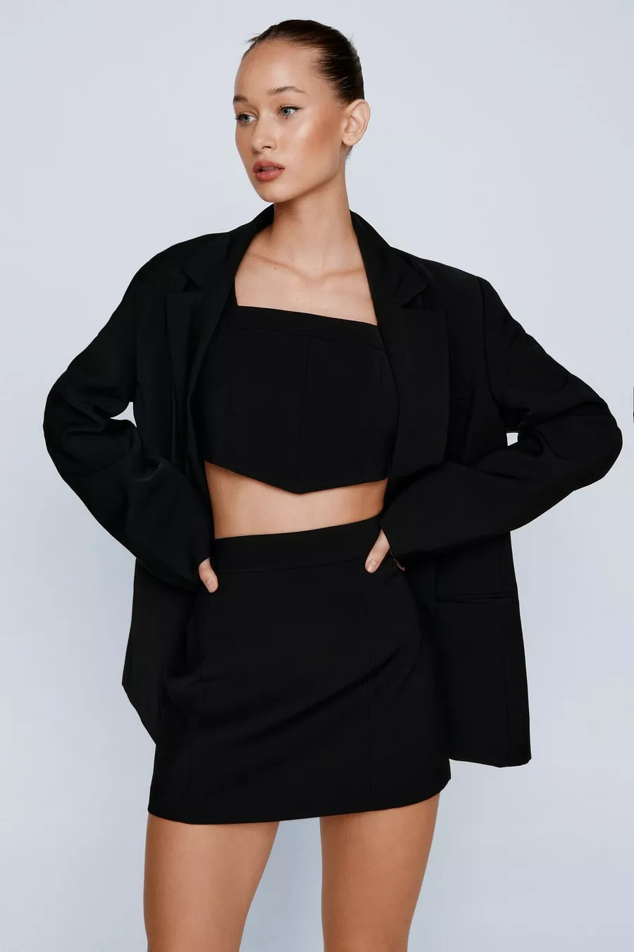 Premium Tailored Mini Skirt | Nasty Gal US