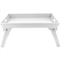 Wooden Foldable Bed Tray/Food - White Serving Lap Over Table | Etsy (UK)