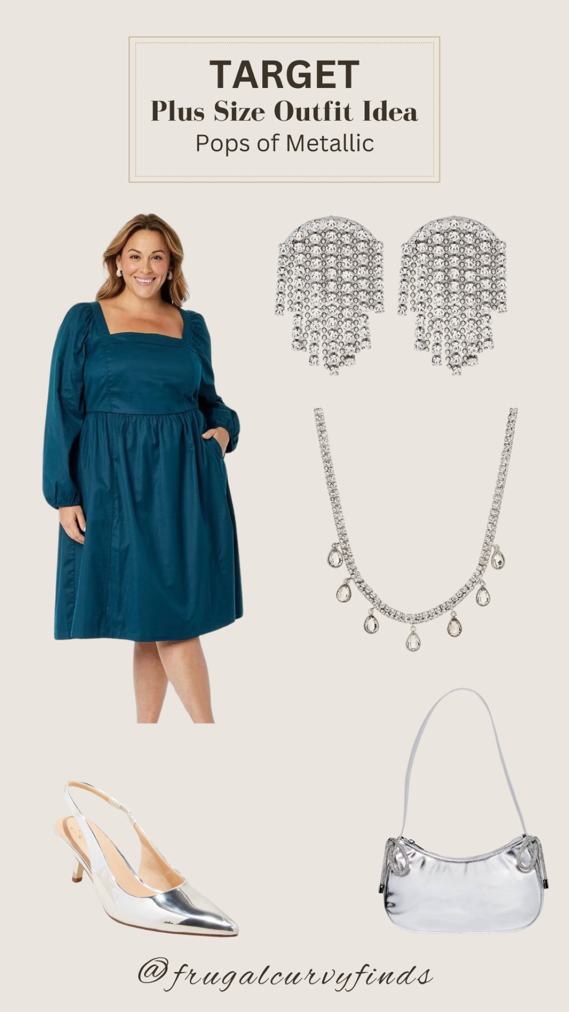 Plus Size Outfit Idea! Featuring all items from Target. This is our date night outfit inspo. Lots of pops of metallic



#LTKFindsUnder50 #LTKPlusSize #LTKWedding