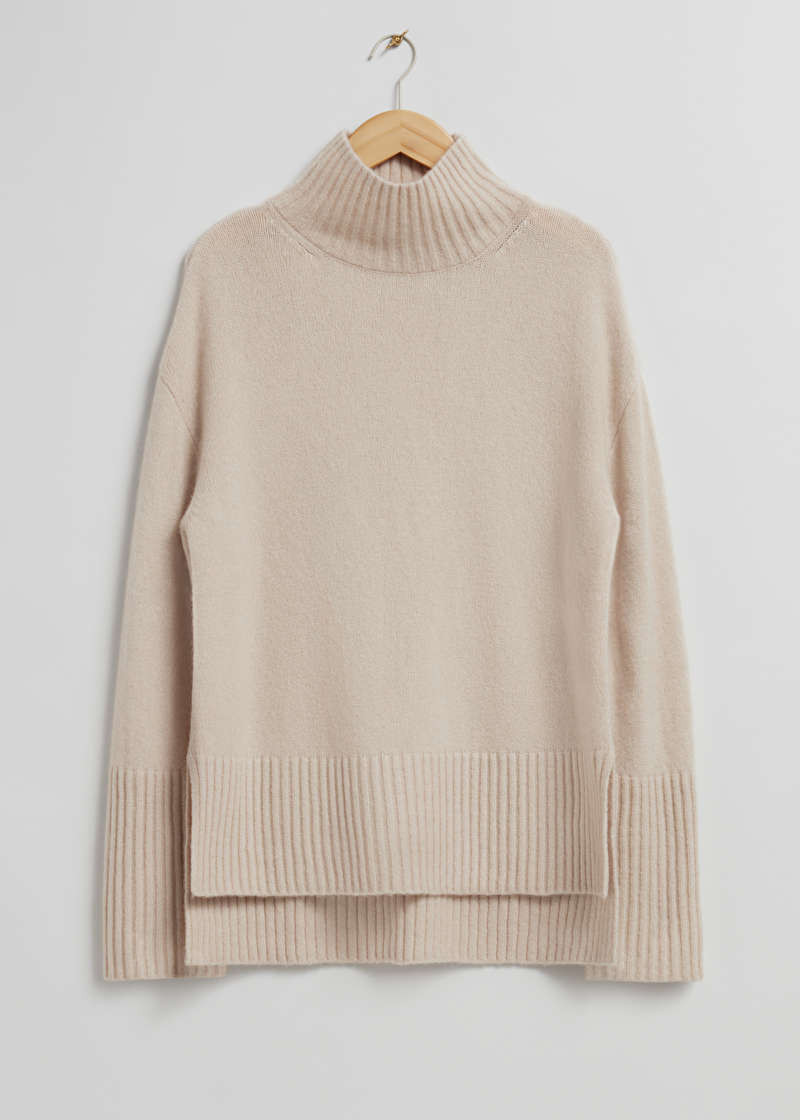 Mock Neck Knit Sweater | & Other Stories US