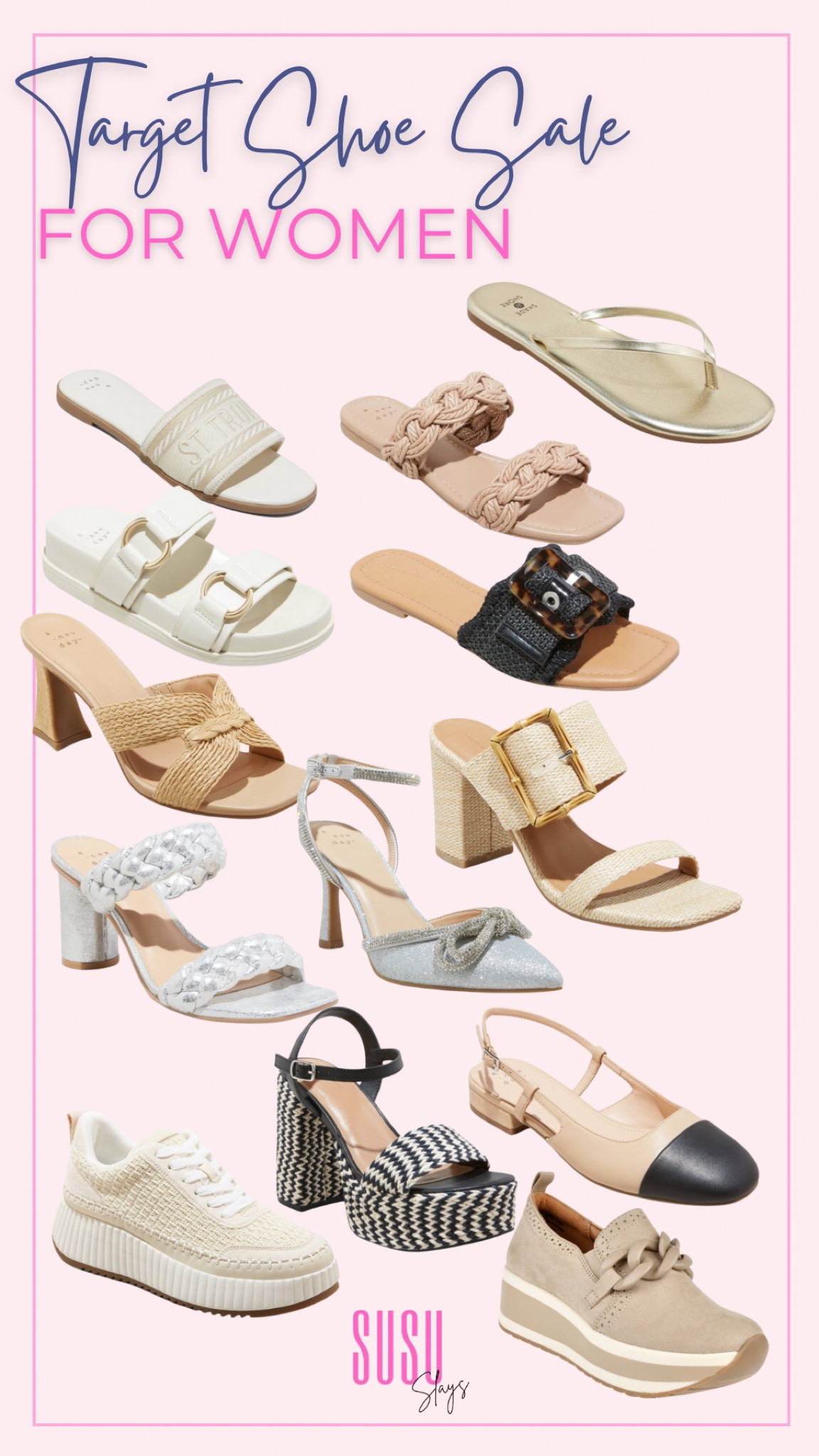 SOOO many cute spring/summer shoes on sale this weekend at Target! I love the designer inspired looks! 

#LTKsalealert #LTKshoecrush #LTKSpringSale