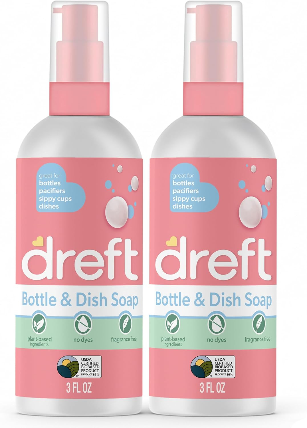 Dreft Bottle and Dish Soap | Made to Clean Baby Bottles, Sippy Cups, Pacifiers, Breast Pumps, & M... | Amazon (US)