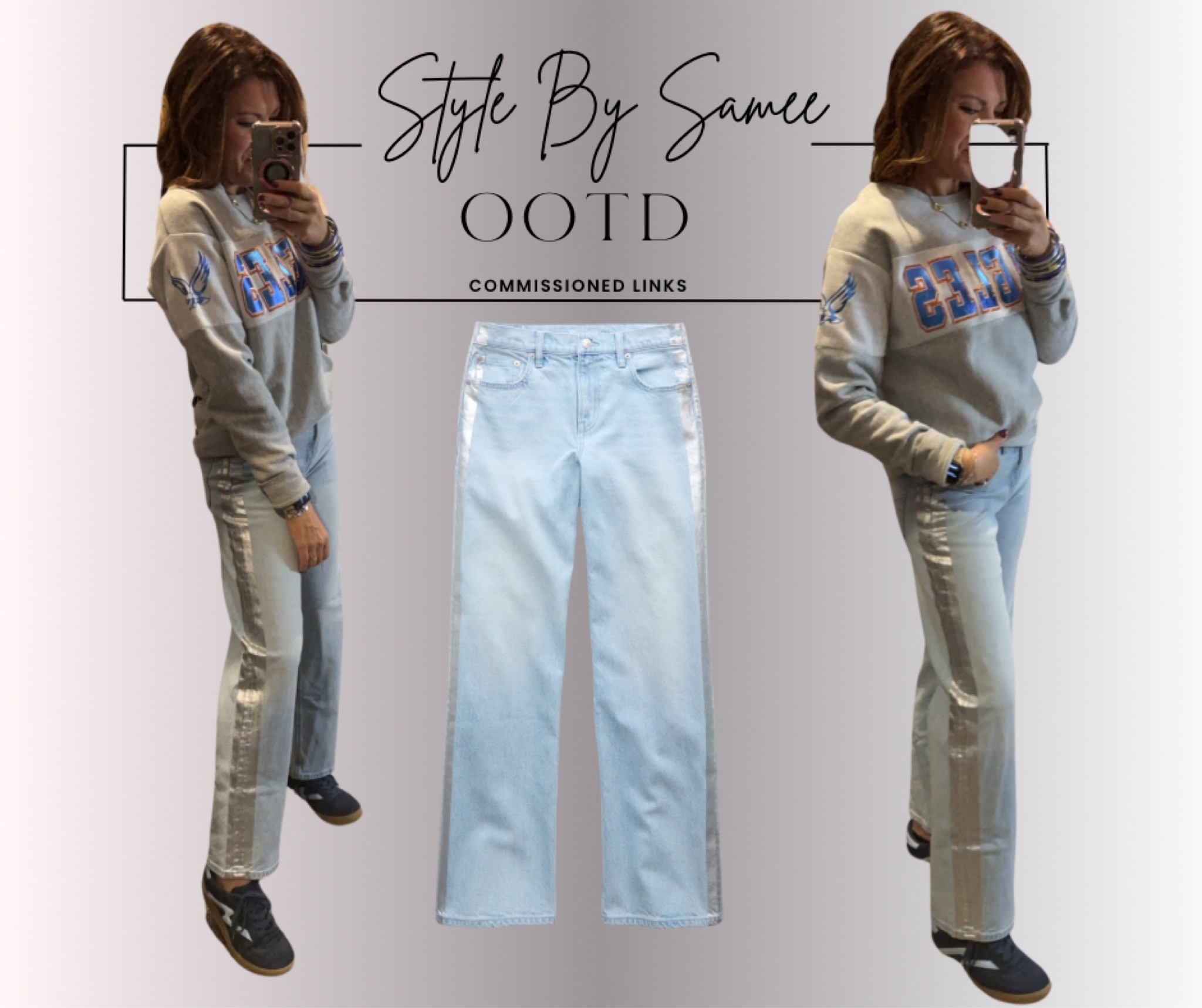 Fun Denim for the Holidays! TTS. Wearing size 2. 

#LTKHoliday #LTKGiftGuide #LTKSeasonal