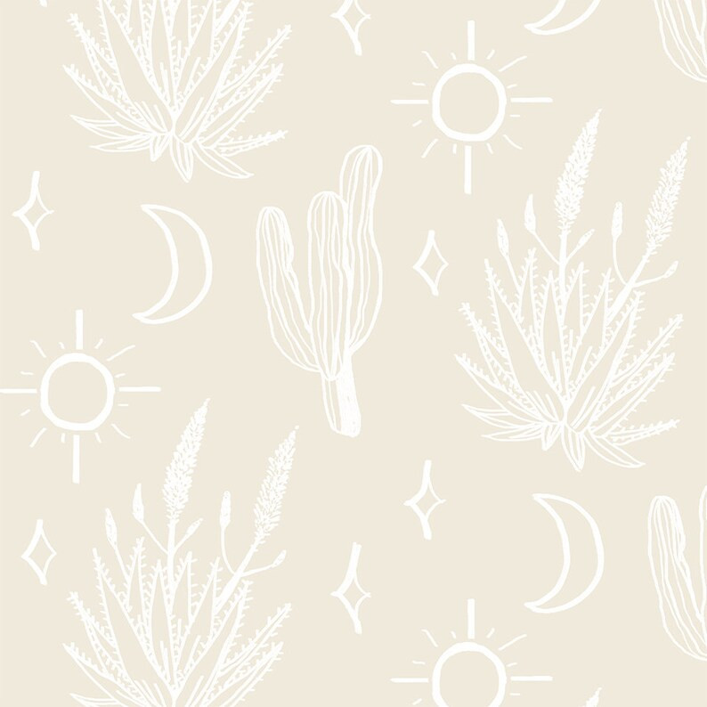 Desert Sky REMOVABLE Fabric Wallpaper  Peel & Stick | Etsy | Etsy (US)