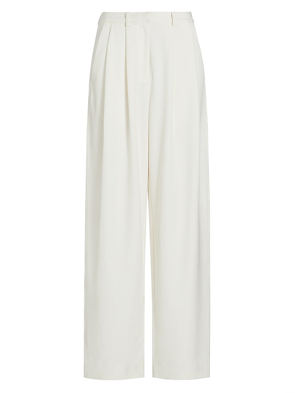 Eleanor Pleated Crepe Pants | Saks Fifth Avenue