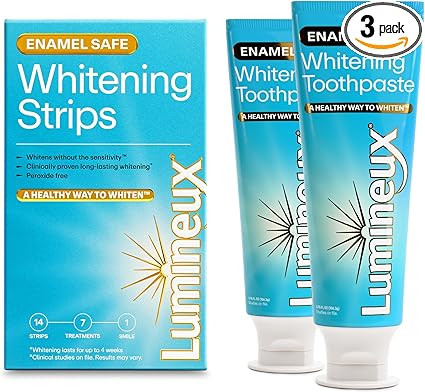 Lumineux Whitening Starter Set – Peroxide Free - Enamel Safe for Whiter Teeth – Includes 7 Wh... | Amazon (US)