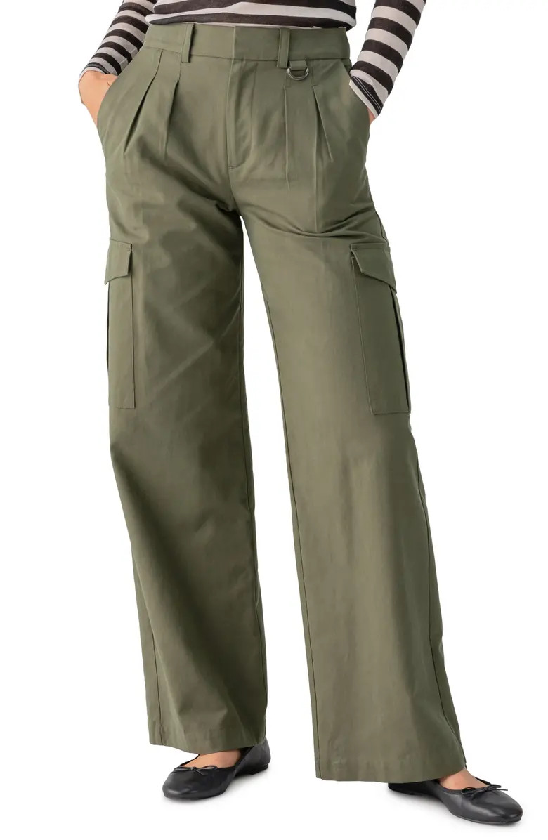 Frankie Stretch Cotton Cargo Pants | Nordstrom