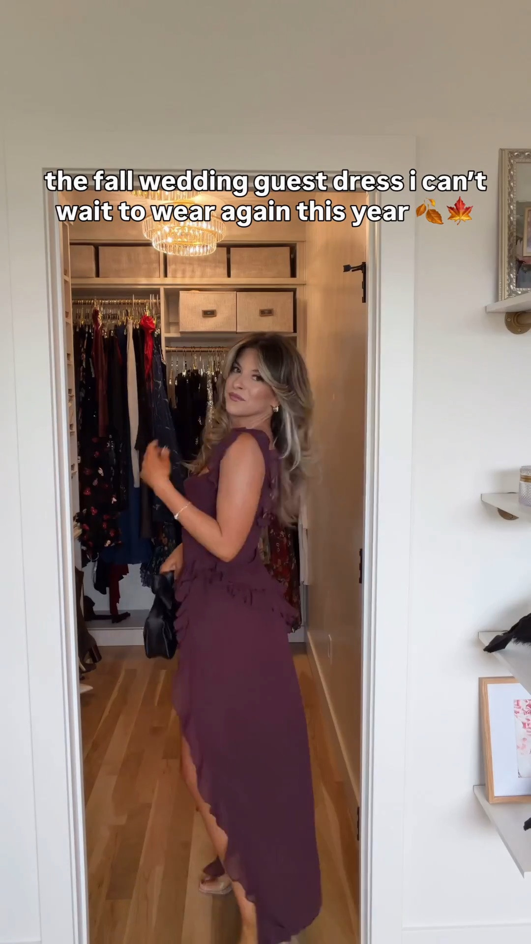 burgundy ruffle side slit wedding guest and formal event dress 

lulus code: emerson20 
electric picks code: emerson20
body blur: dark

wearing my usual small/2

wedding guest
formal event
black tie
ruffles
special occasion
fall party
winter event
nighty

#LTKSeasonal #LTKWedding #LTKgrwm