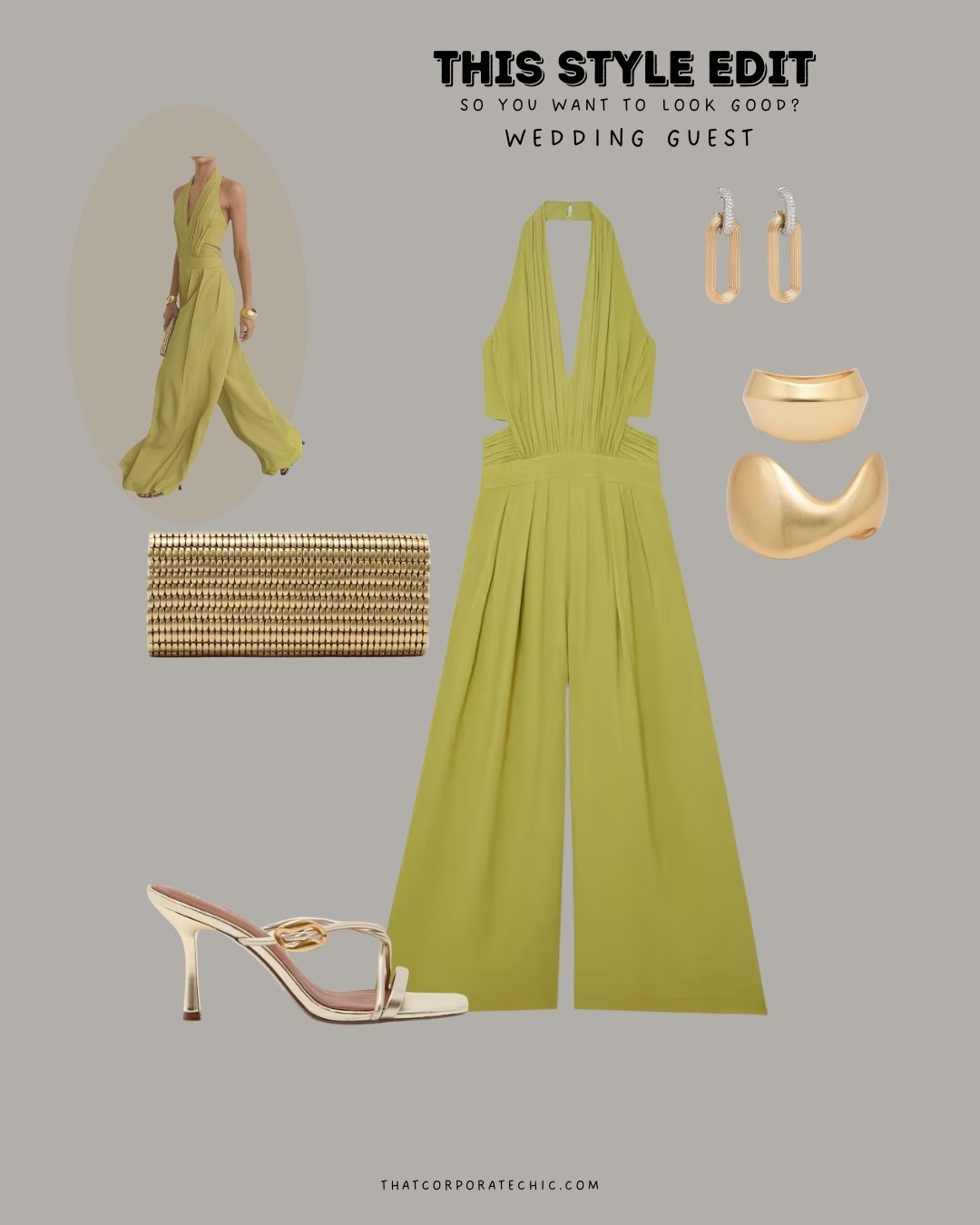 Wedding guest look 
Jumpsuit look for a wedding


#LTKsummer #LTKstyletip #LTKwedding