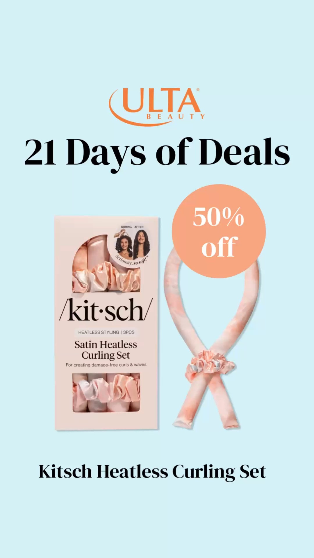 My oldest two daughters (13 & 16) use these heatless curlers all the time. It makes getting ready in the morning a breeze! 
At 50% off, these would make a perfect gift for a tween/teen!

#LTKSaleAlert #LTKBeauty