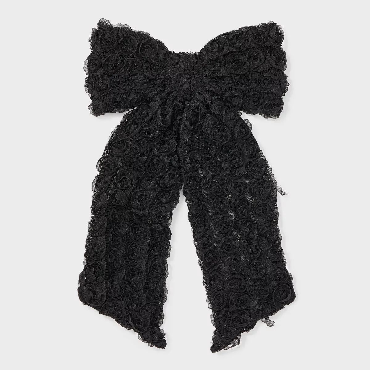 Lace Bow Hair Barrette Clip - Wild Fable™ Black | Target