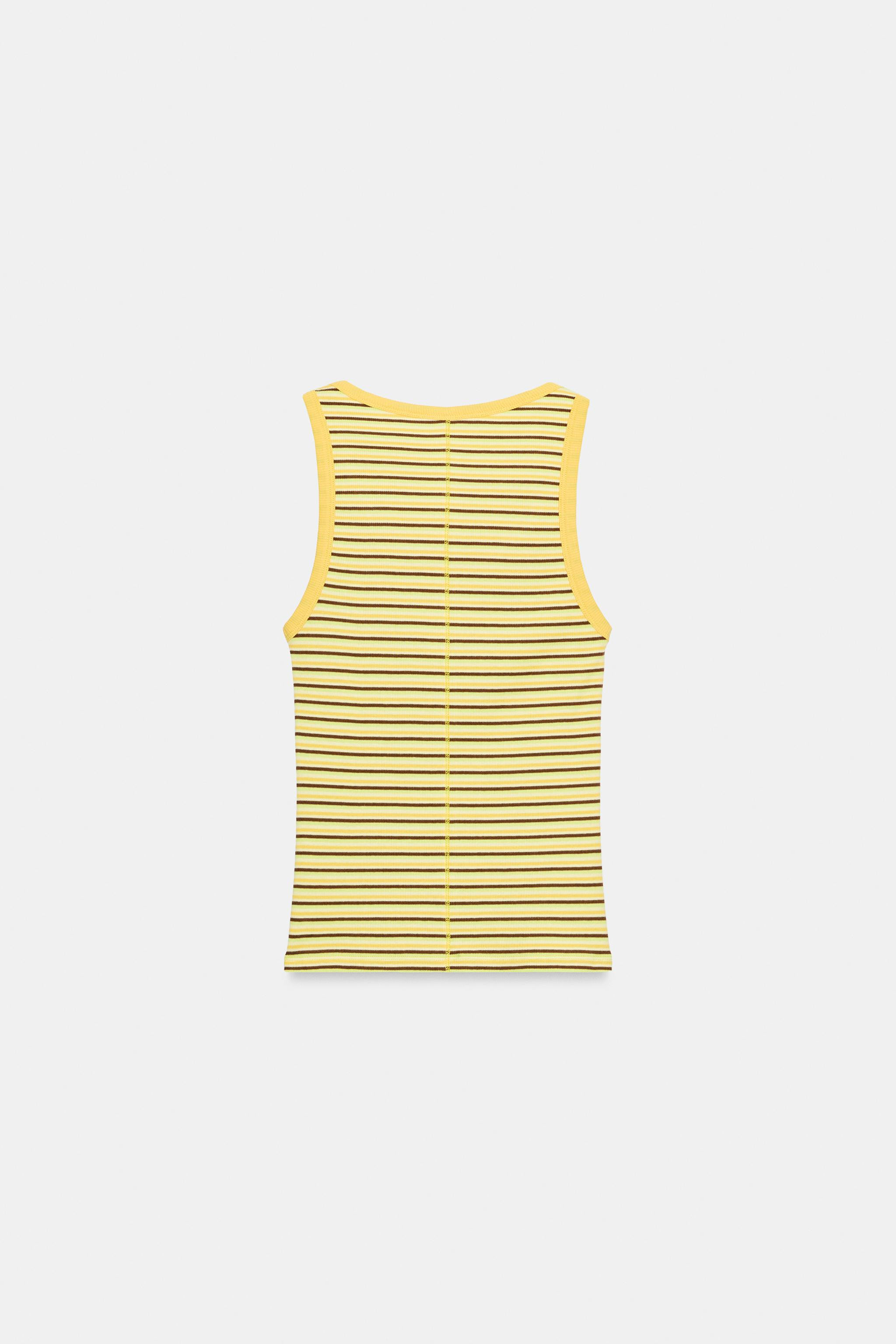 STRIPED TEXTURED TOP | Zara US