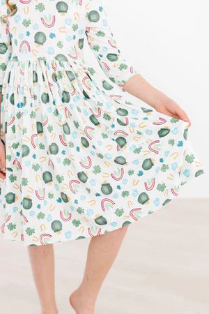 Luck of the Irish Pocket Twirl Dress | Mila and Rose