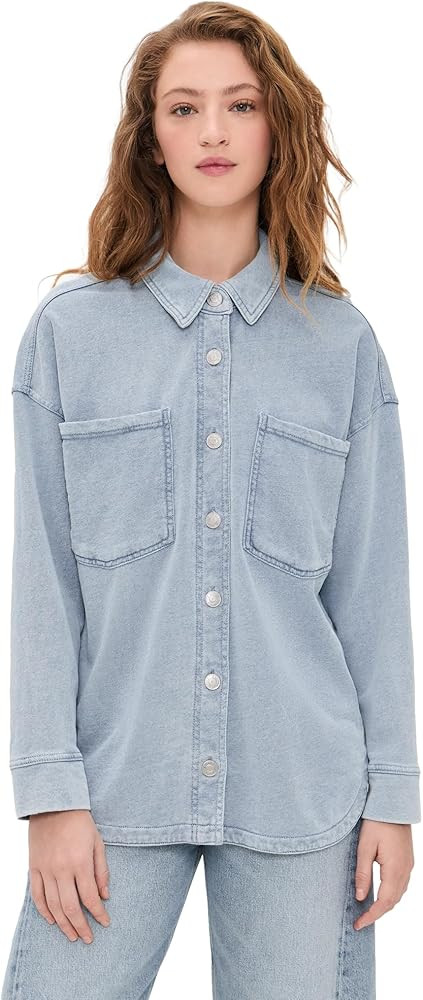 Z SUPPLY Women's All Day Knit Denim Jacket | Amazon (US)