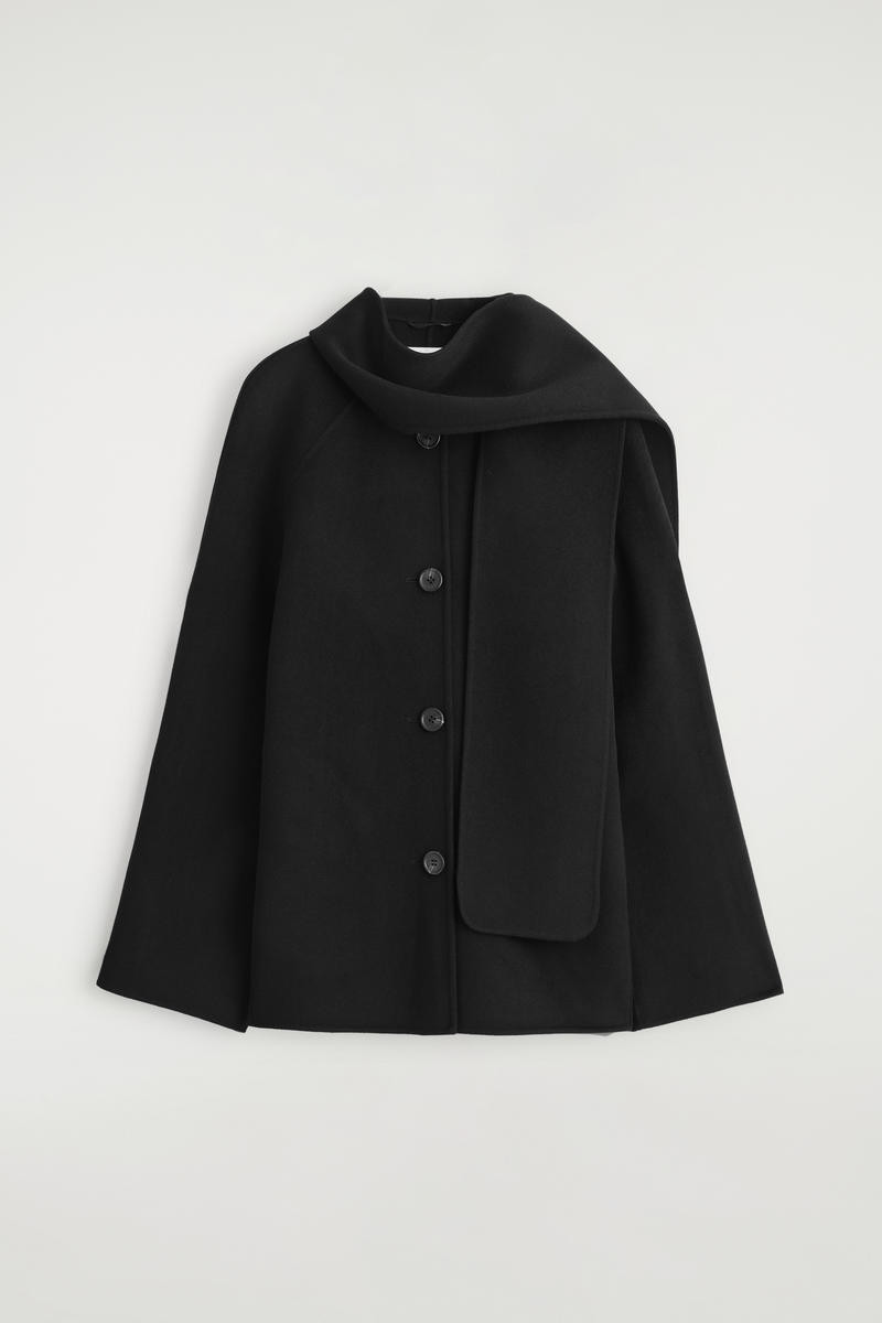 Double-Faced Wool Scarf Short Jacket | COS (US)