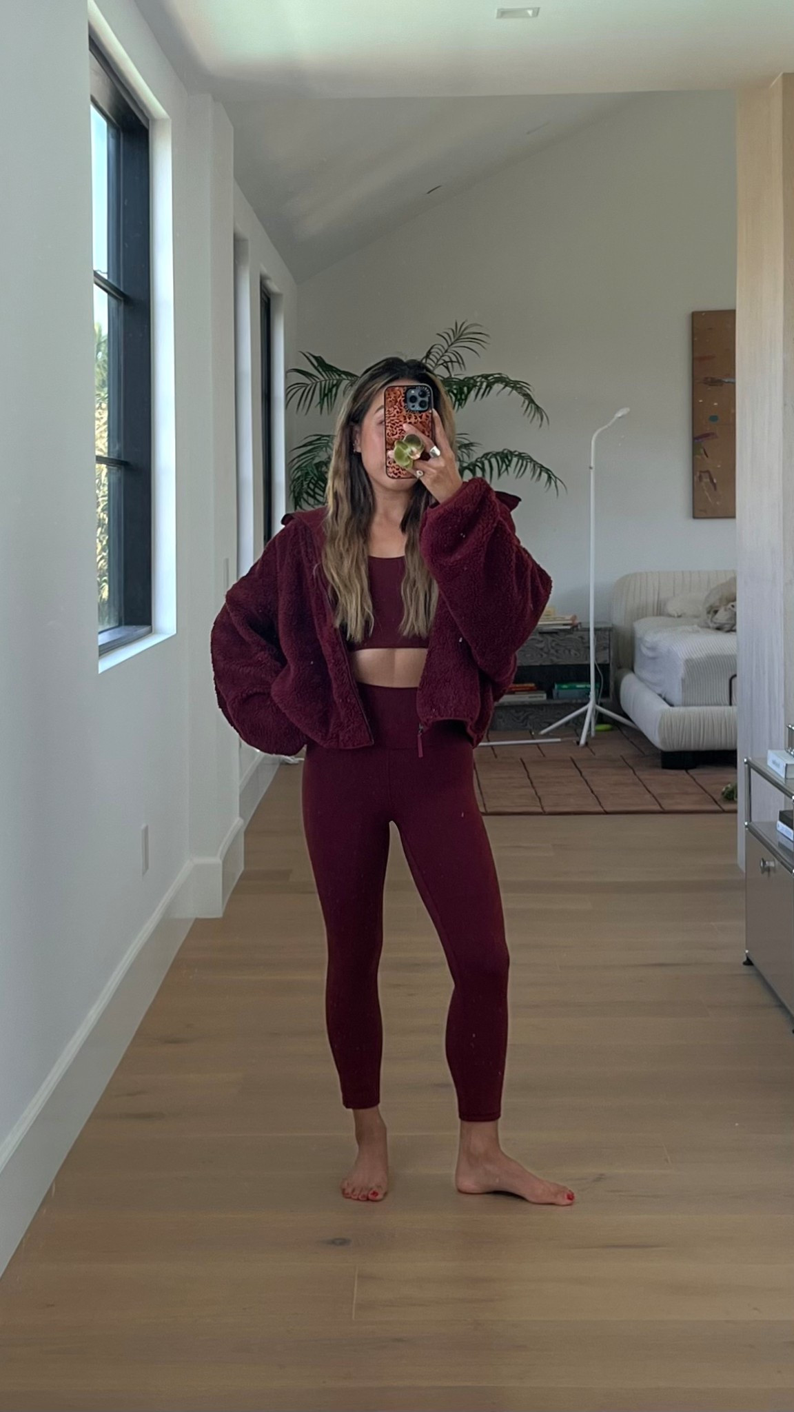 Target activewear that looks like free people! 

M jacket
S top
Xs leggings 