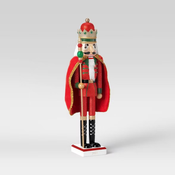 Large Nutcracker Red Glitter - Wondershop™ | Target