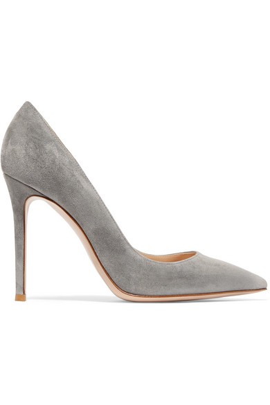 Gianvito Rossi
				
			
			
			
			
			
				105 suede pumps
				$695.00 | NET-A-PORTER (US)