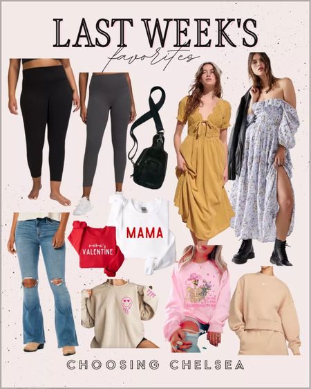 Best sellers - last week favorites - favorite dresses - Lululemon leggings - free people - Valentine’s Day crew neck - mommy and me Valentine’s Day

#LTKSeasonal #LTKstyletip