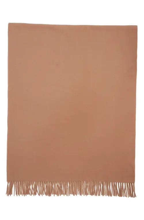 Acne Studios Canada Fringe Scarf in Caramel Brown at Nordstrom | Nordstrom