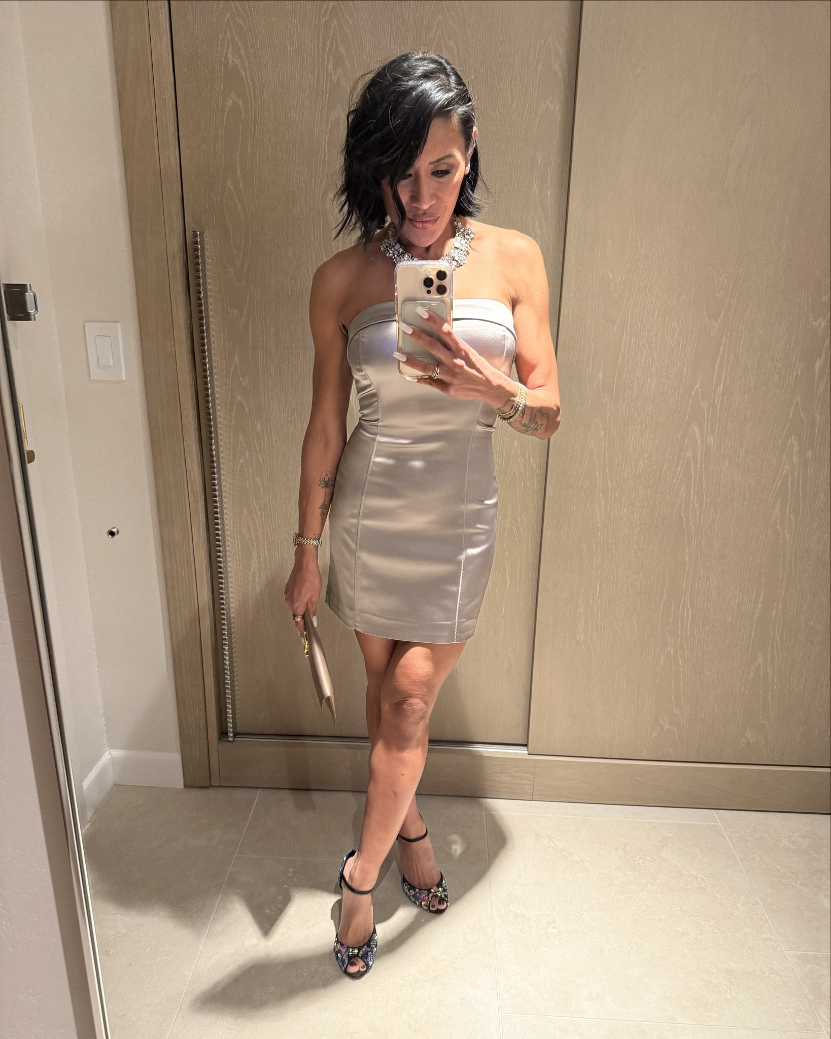 Very comfy dress that stays in place! Necklace adds the perfect amount of sparkle ✨. Wearing size 2 in dress.


#LTKStyleTip #LTKPetite #LTKFindsUnder100