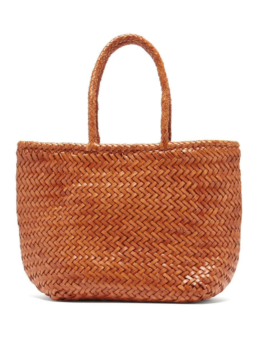 Grace Double Jump small woven-leather tote bag | Dragon Diffusion | Matches (US)
