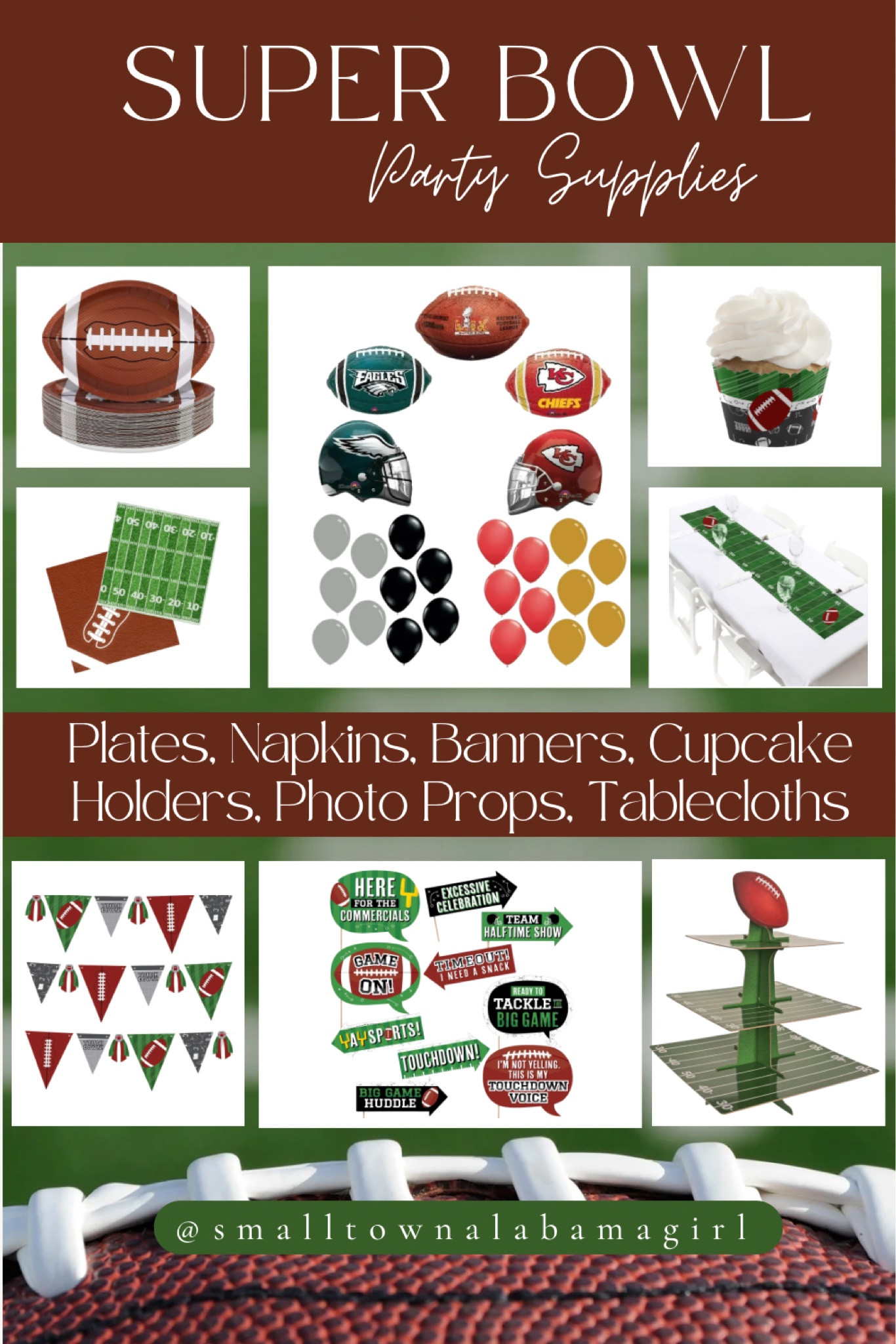 Are you Super Bowl ready? Go ahead and grab up your Super Bowl party supplies! Who will you be rooting for? 

#SuperBowl #football #eagles #chiefs #neworleans #NFL 

#LTKHome #LTKSeasonal #LTKParties