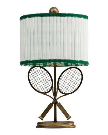 12x21 Tennis Racquet Metal Table Lamp | TJ Maxx