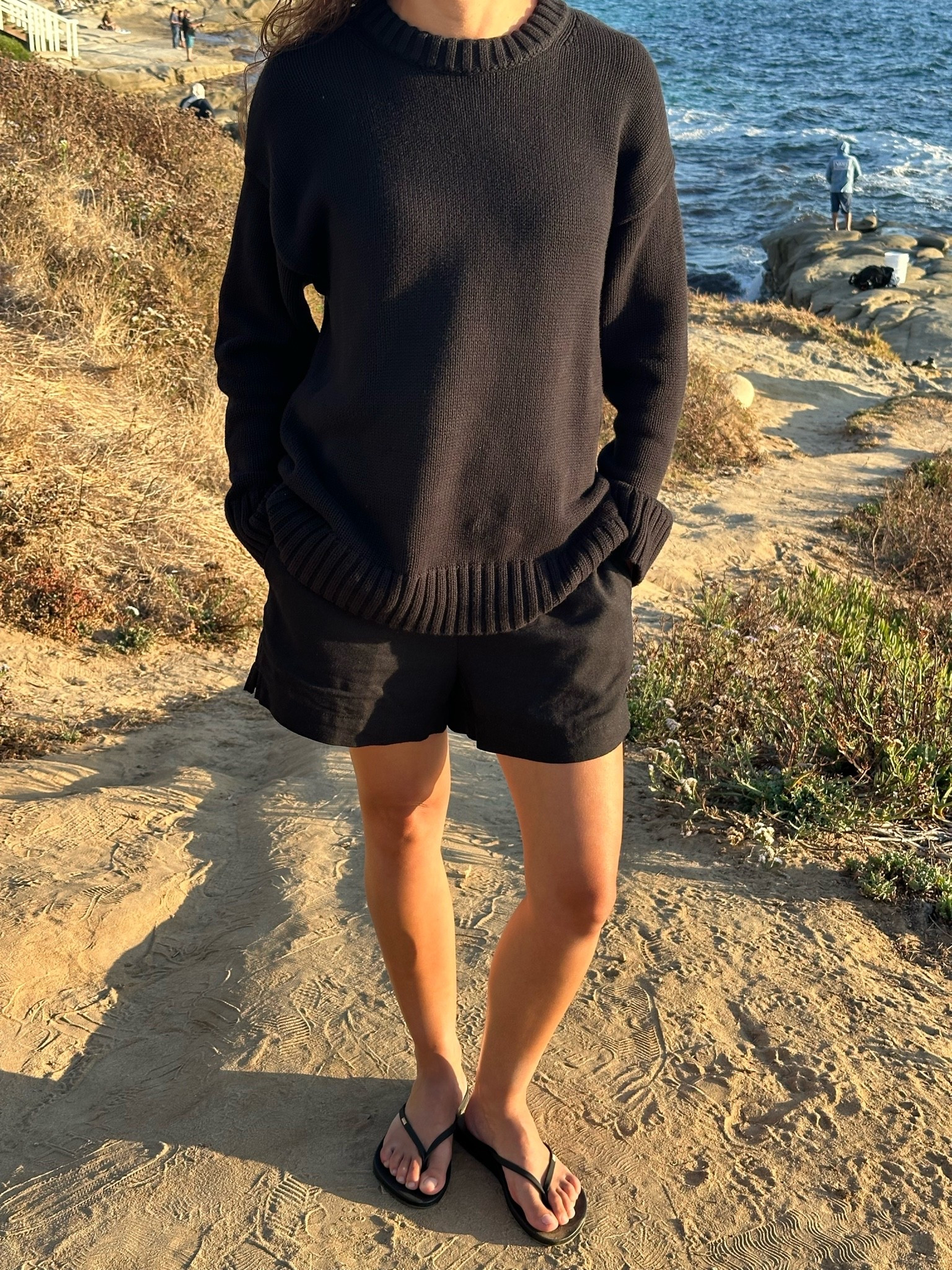 XS in the sweater & shorts

#LTKootd