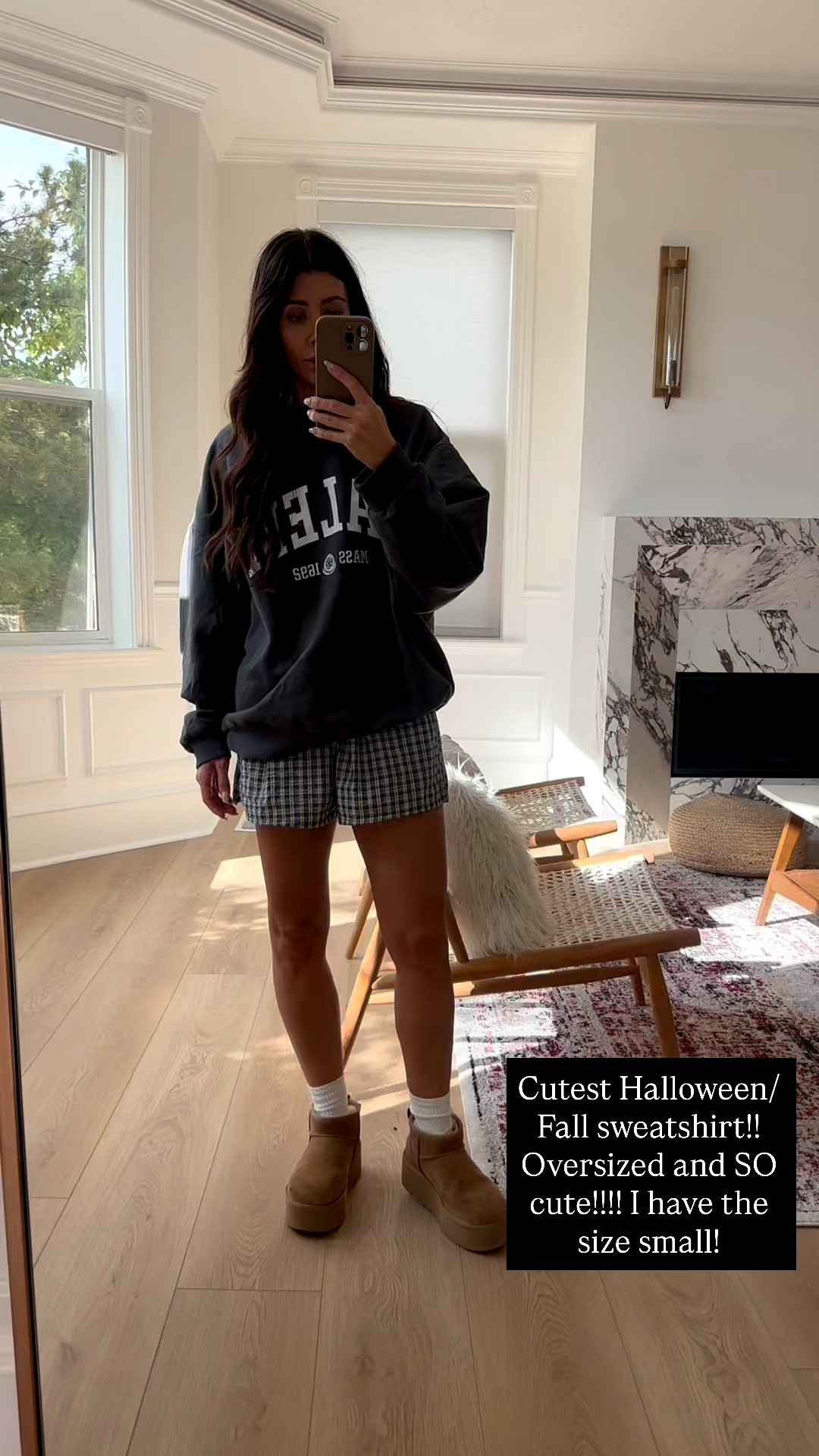 The cutest Halloween sweatshirt! Runs oversized! I have the size small! #targetfinds #target #halloween 

#LTKSeasonal #LTKFindsUnder100 #LTKFindsUnder50