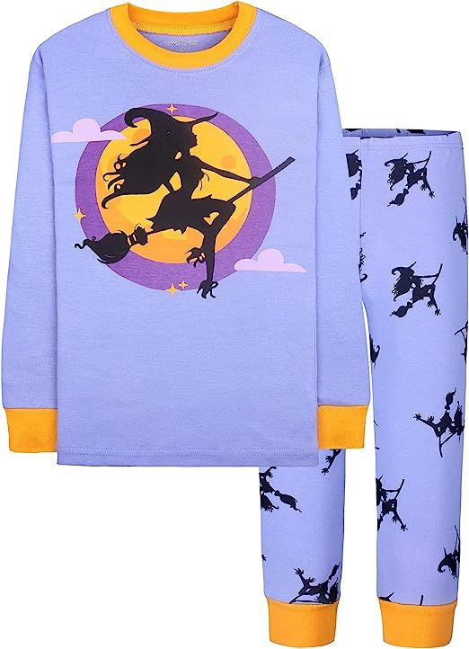 DAUGHTER QUEEN 18 Months-12 Years Halloween Pajamas for Girls & Boys Toddler Kids 100% Cotton Sle... | Amazon (US)