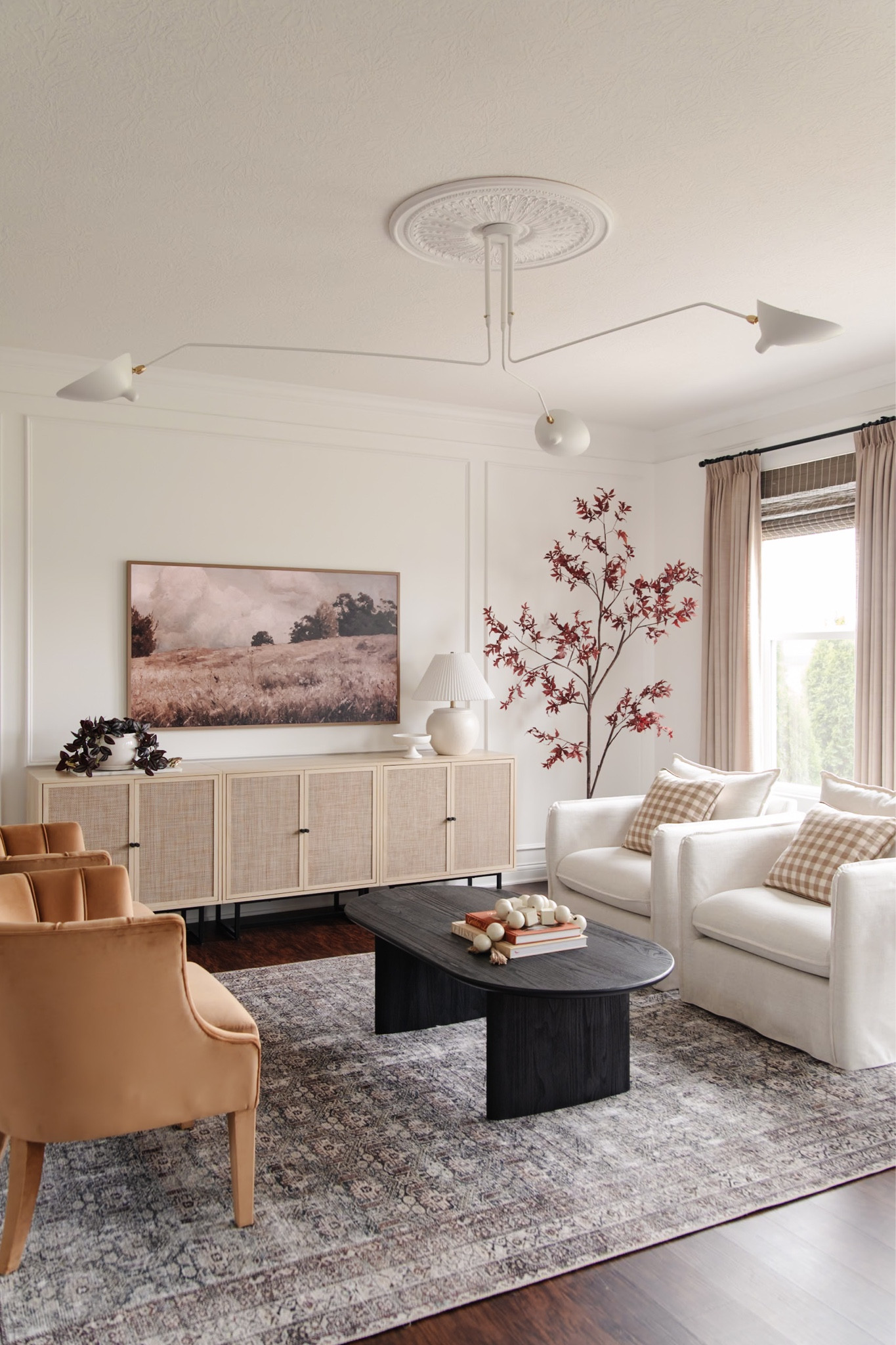 New Amber Lewis x Loloi rugs! This is the Georgie in Moss / Bark.

Cozy fall living room decor 🍂

#LTKSeasonal #LTKhome #LTKstyletip