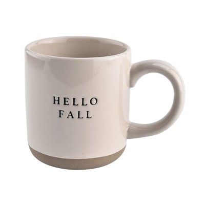 Sweet Water Decor Hello Fall Stoneware Coffee Mug -14oz | Target