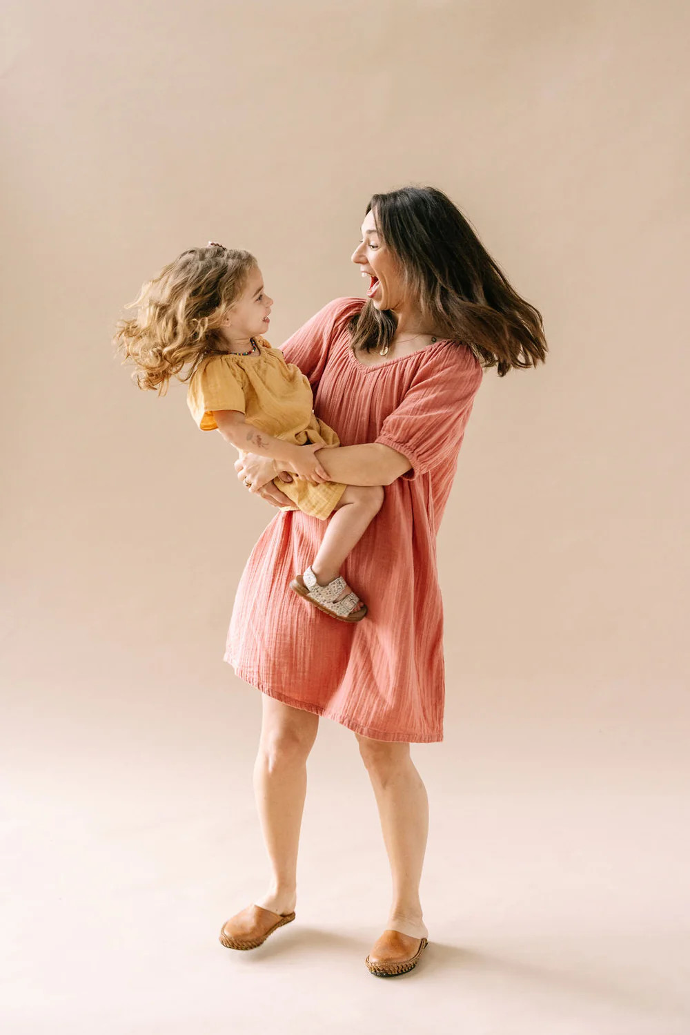 Women's Cotton Gauze House Dress in Sienna | La Paloma