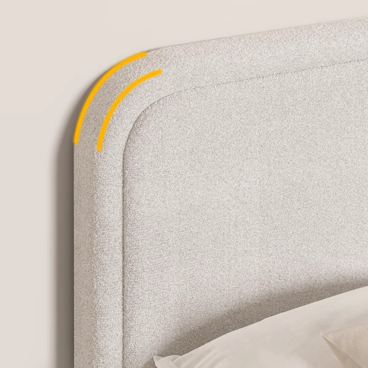 Bensu Boucle Upholstered Platform Bed | Wayfair North America