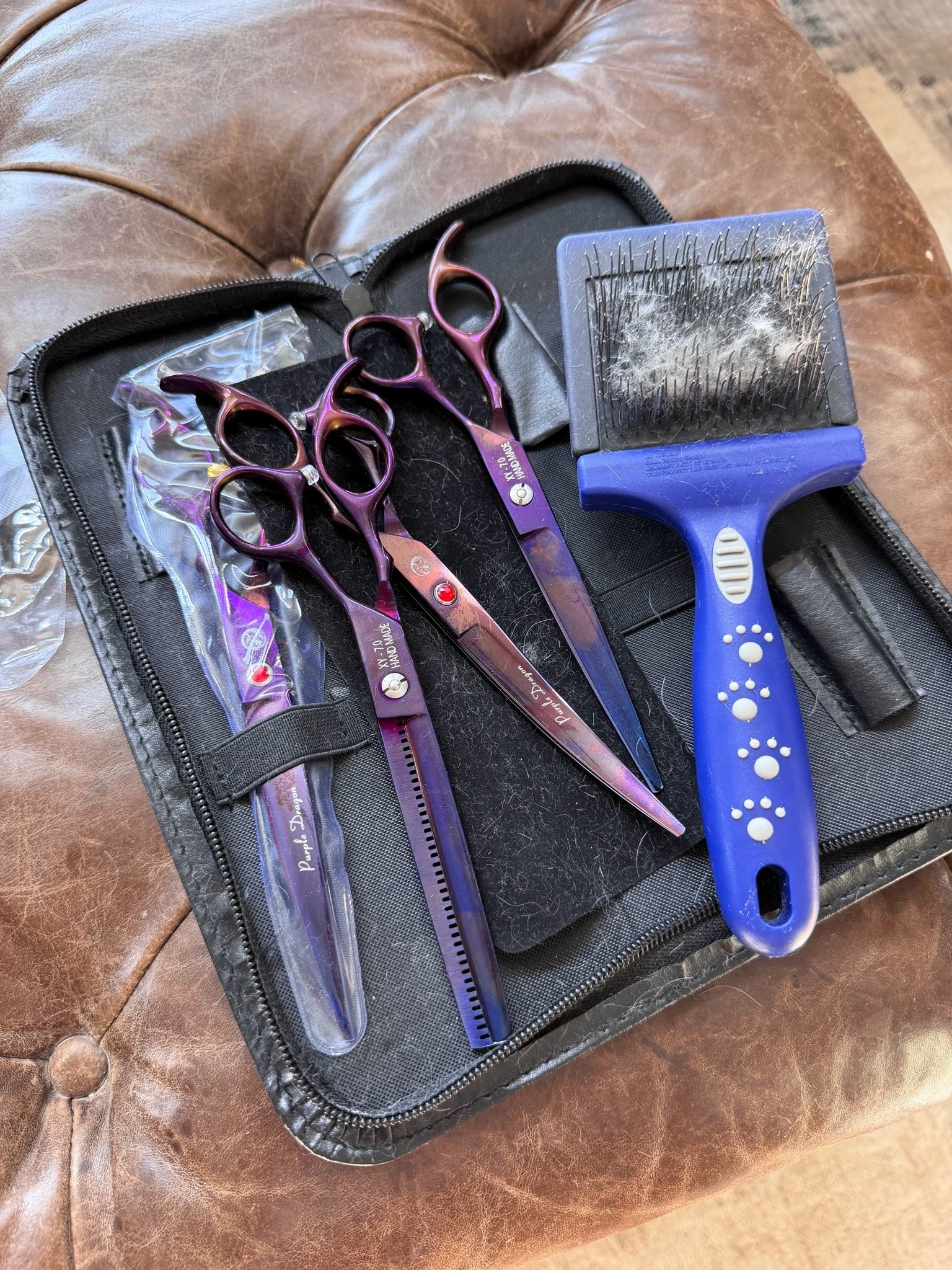 What I use for at-home grooming of our dog. Curved scissors are a game changer!!

#LTKHome #LTKmomlife