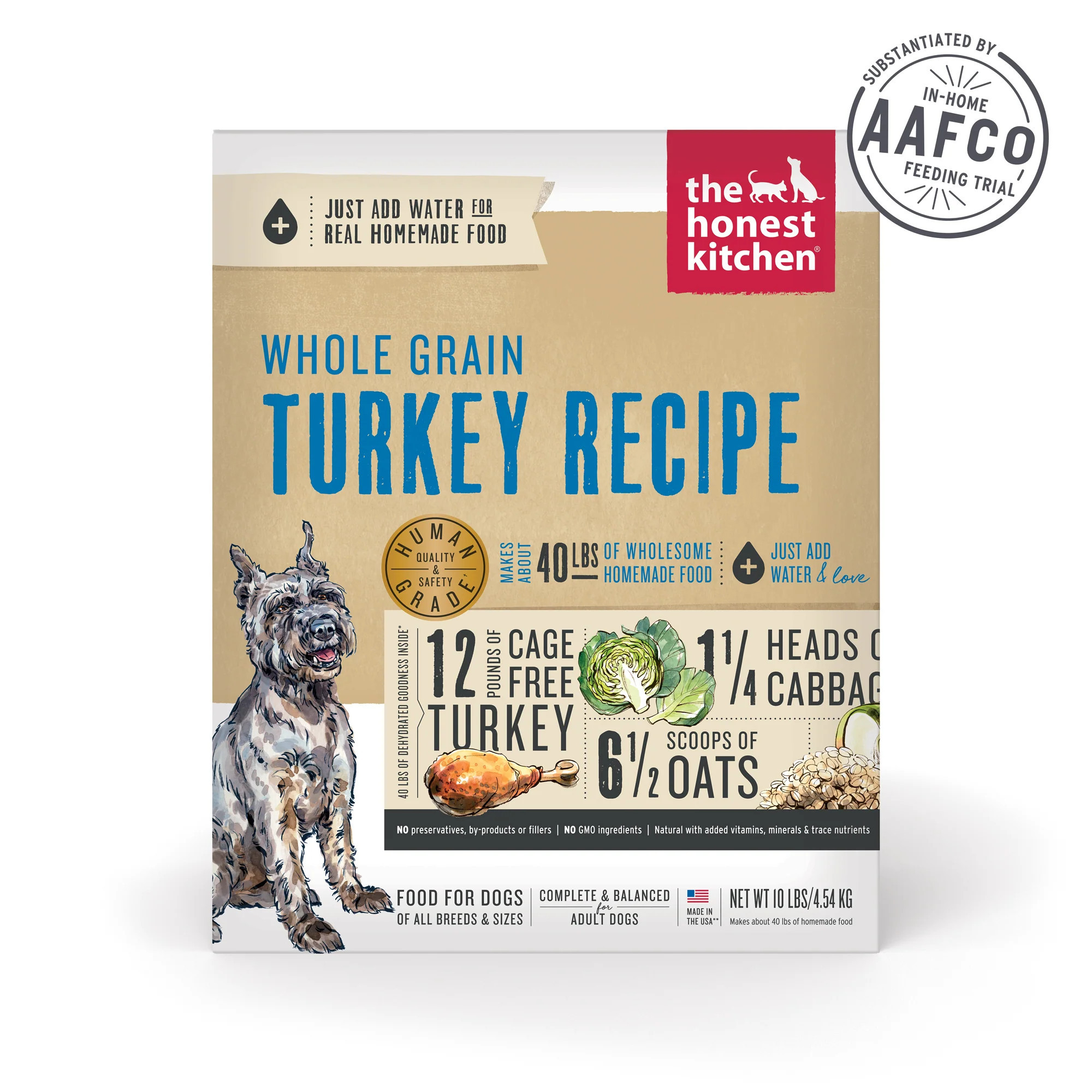 10LB Whole Grain Turkey Dehydrated | The Honest Kitchen