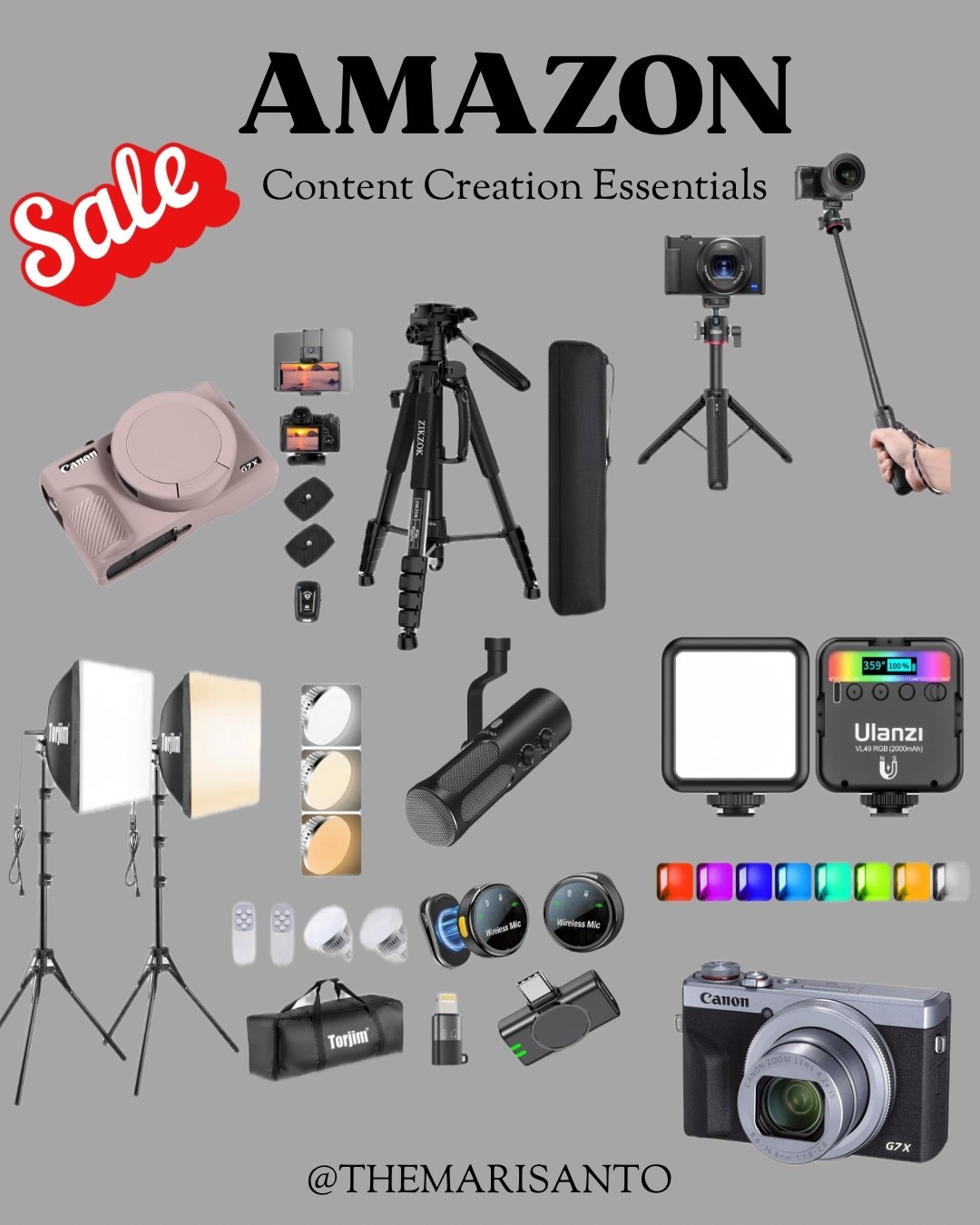 Amazon Spring Sale is HERE and if you’ve been thinking about leveling up your content… this is your sign.

All my go-to content creation essentials are on sale right now — from lighting to tripods to the little things that make a BIG difference.

I linked everything on my LTK so you can grab it before prices go back up on March 31.

Start creating now… thank me later. 🎥✨
#contentcreatoressentials #camera #tripod #mic #podcast #video #mic #ledlight

#LTKdayinmylife #LTKvlog #LTKTravel